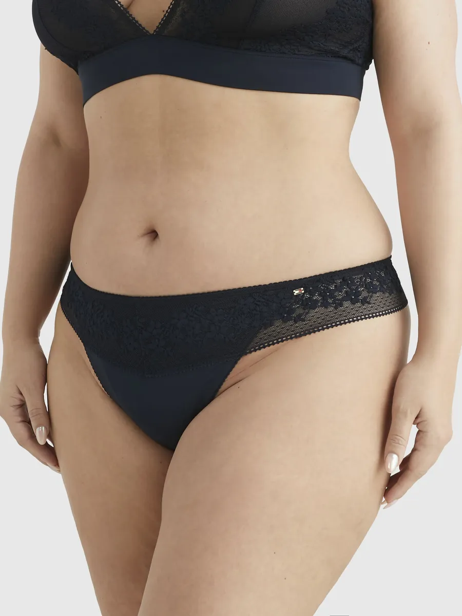

Tommy Hilfiger Underwear Трусы с кружевным узором, синий