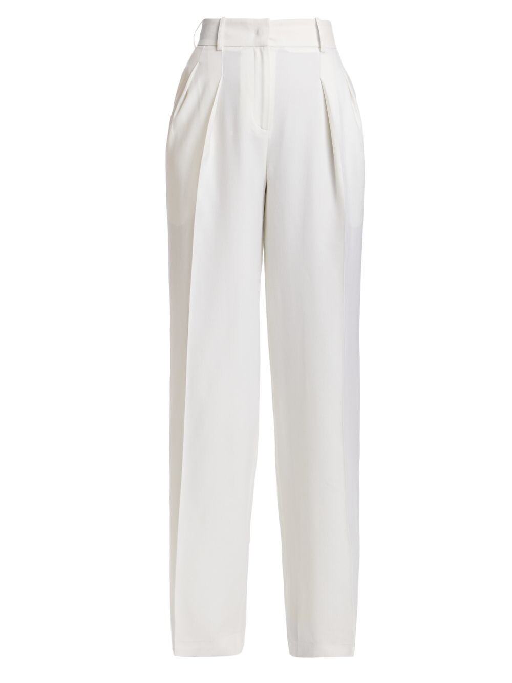 

Плиссированные широкие брюки Michael Kors Collection, белый