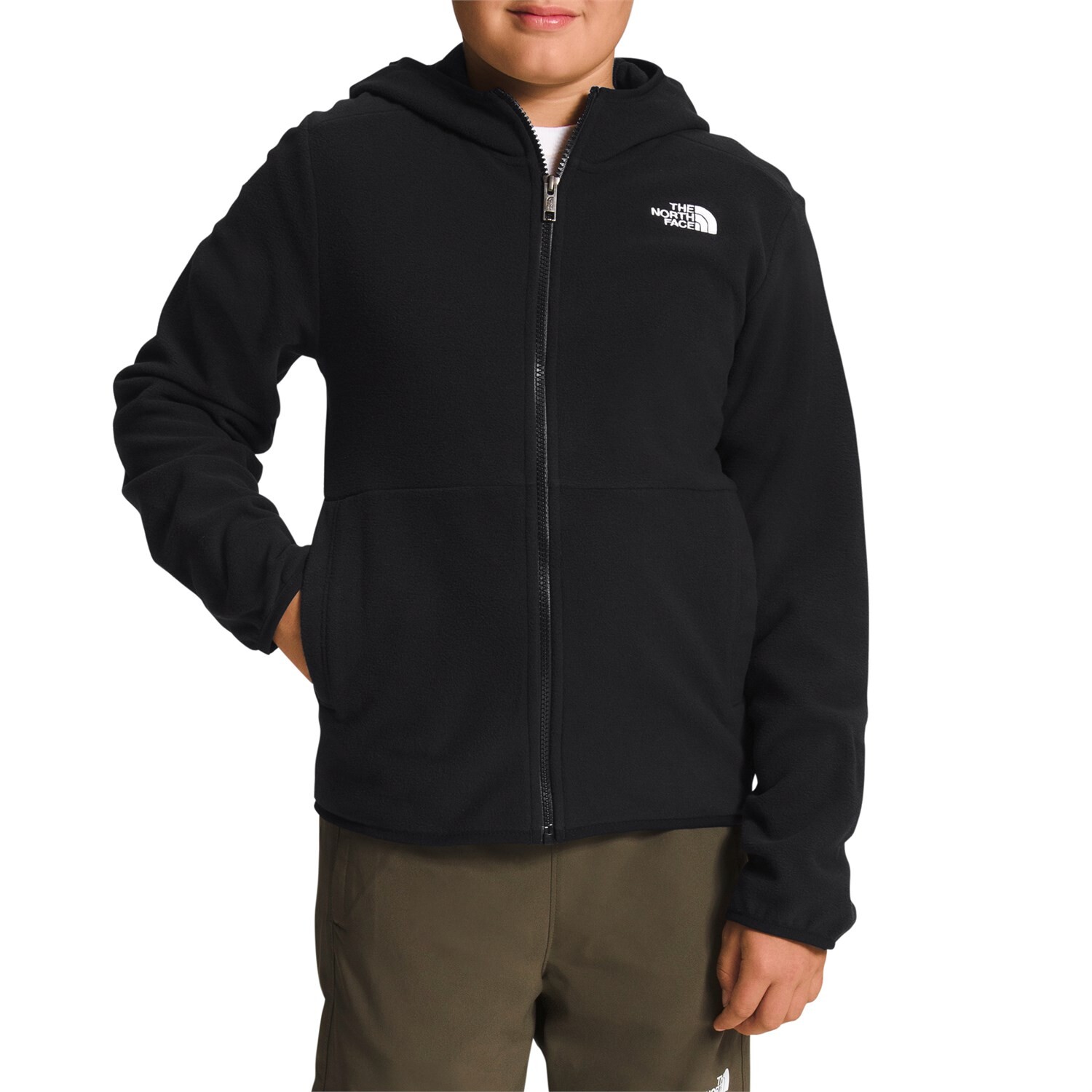

Куртка The North Face Glacier Full Zip Hooded, черный