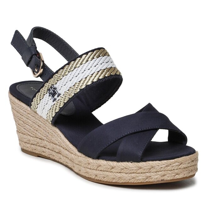 

Эспадрильи Tommy Hilfiger GoldenWebbing Mid, темно-синий
