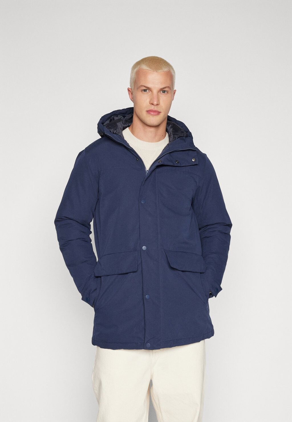 

Зимнее пальто JJCHAMP JACKET Jack & Jones, темно-синий пиджак