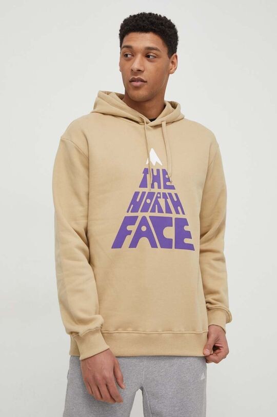 

Хлопковая толстовка The North Face, зеленый