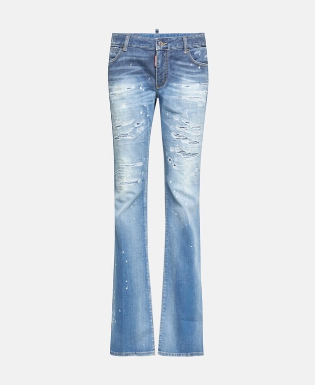 

Расклешенные джинсы Dsquared2, индиго
