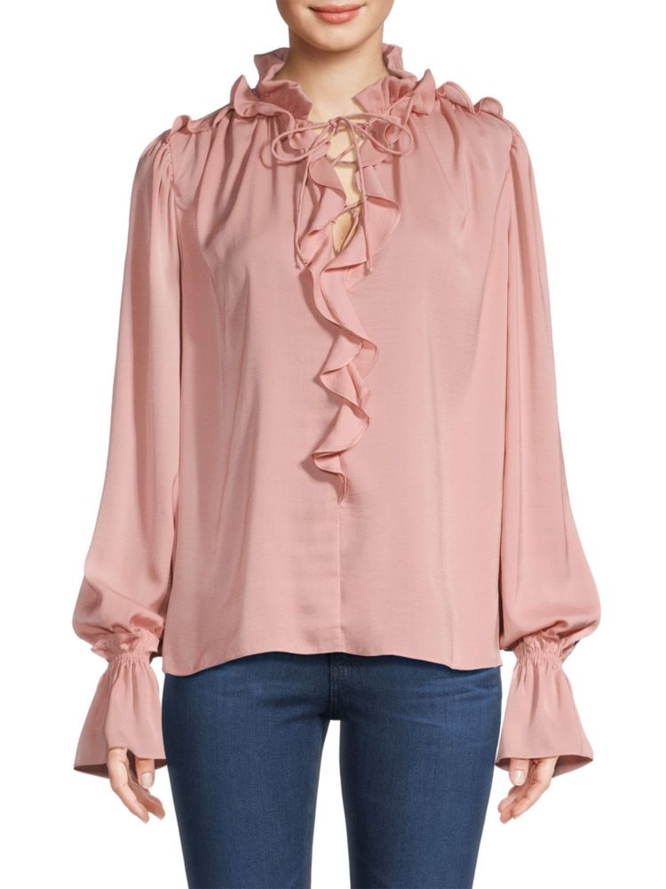Атласная блузка Gabby Kobi Halperin, цвет Rose
