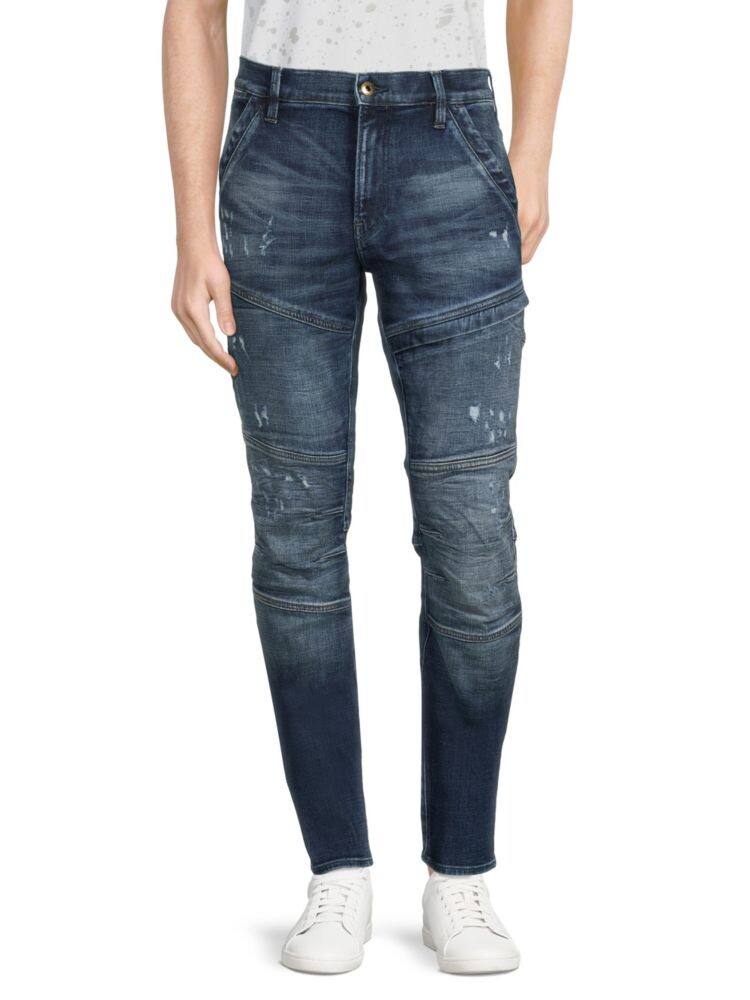 

Джинсы скинни с высокой посадкой Rackam G-Star Raw, цвет Faded Blue