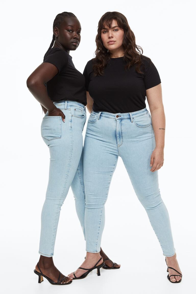 

Высокие джинсы скинни True To You H&M