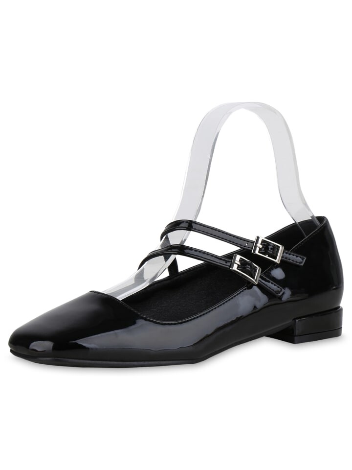 

Балетки VAN HILL Riemchenballerinas Allison, цвет schwarz lack