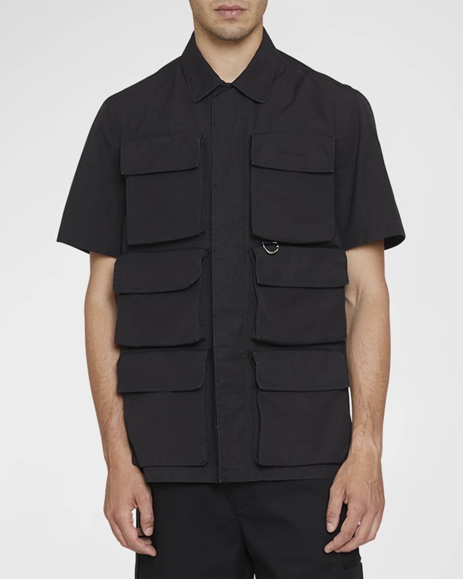 

Мужская спортивная рубашка с несколькими карманами Givenchy
