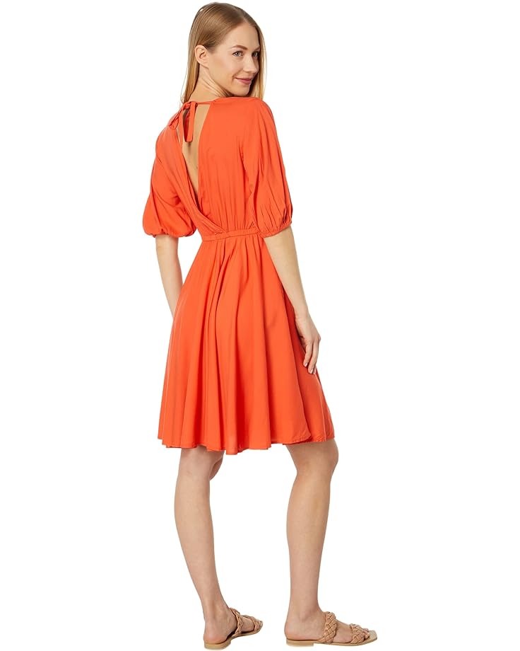 Платье Wrangler Puff Sleeve Dress, цвет Tiger Lily