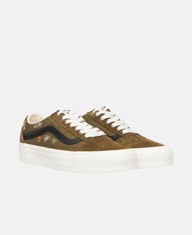

Кроссовки Vans, хаки