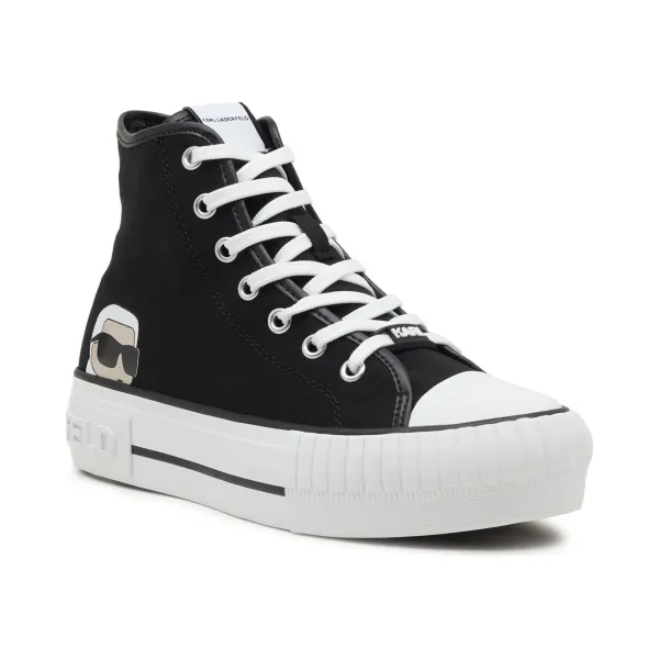 

Kampus max karl nft hi кружевные спортивные туфли Karl Lagerfeld, черный