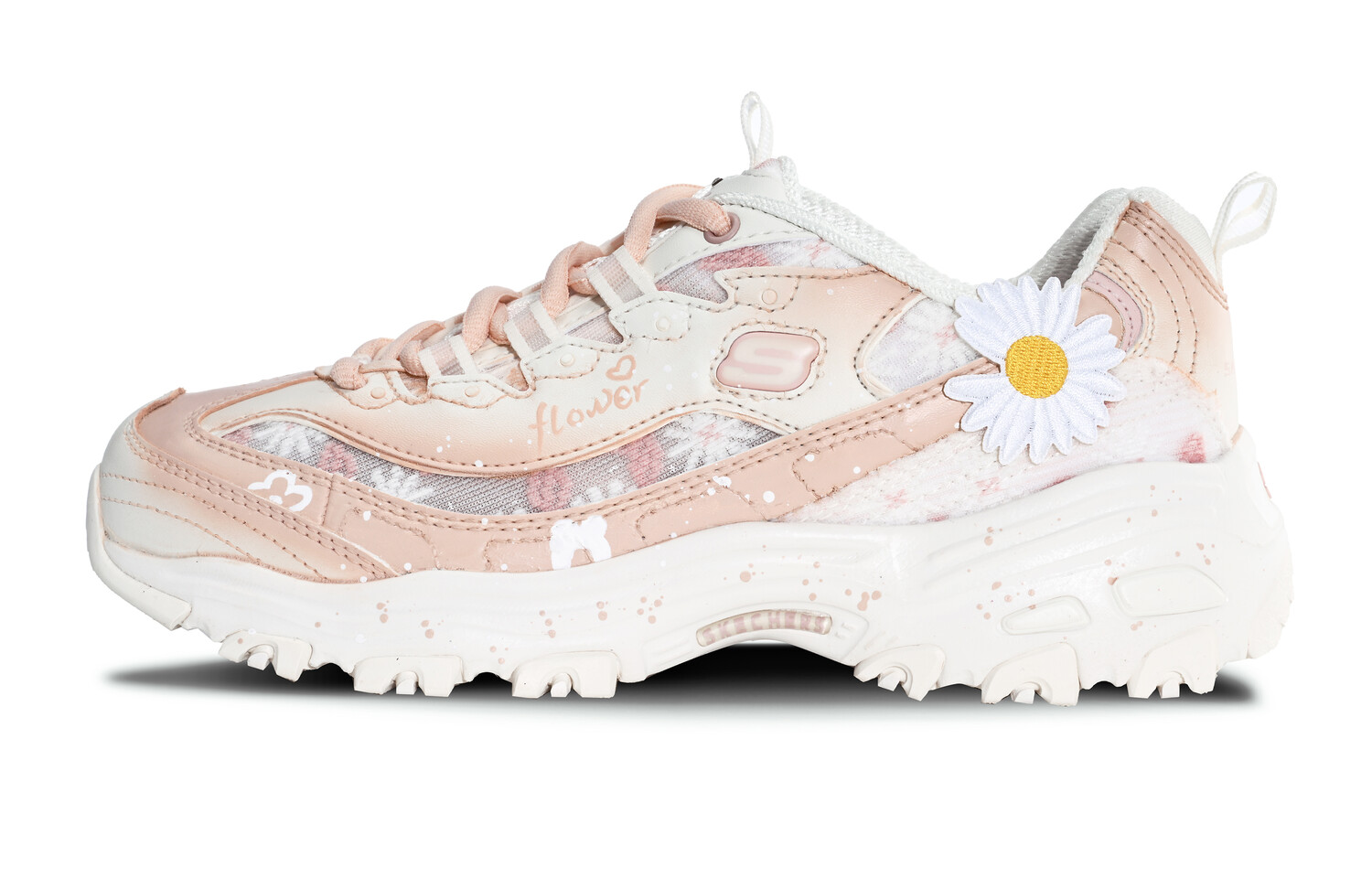 

Кроссовки Skechers Lifestyle Shoes Women's Low-top Beige/Pink, розовый