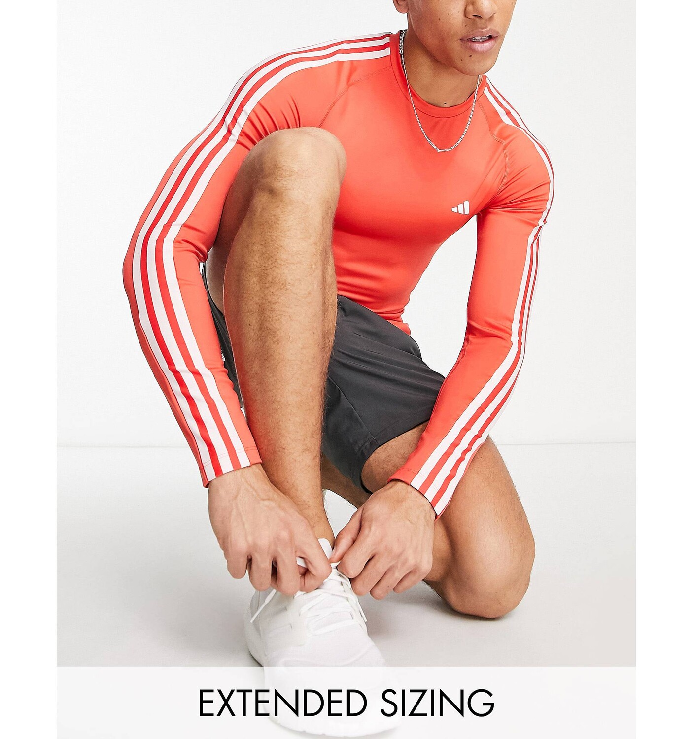 

Красный топ с длинными рукавами adidas Training Tech Fit adidas performance