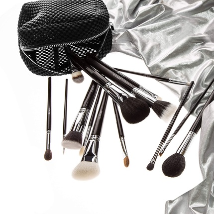 T4B Lussoni 100 Series Профессиональные кисти для макияжа для жидкой и кремовой косметики - Pro 112 Кисть кабуки с плоским верхом, Tb Tools For Beauty