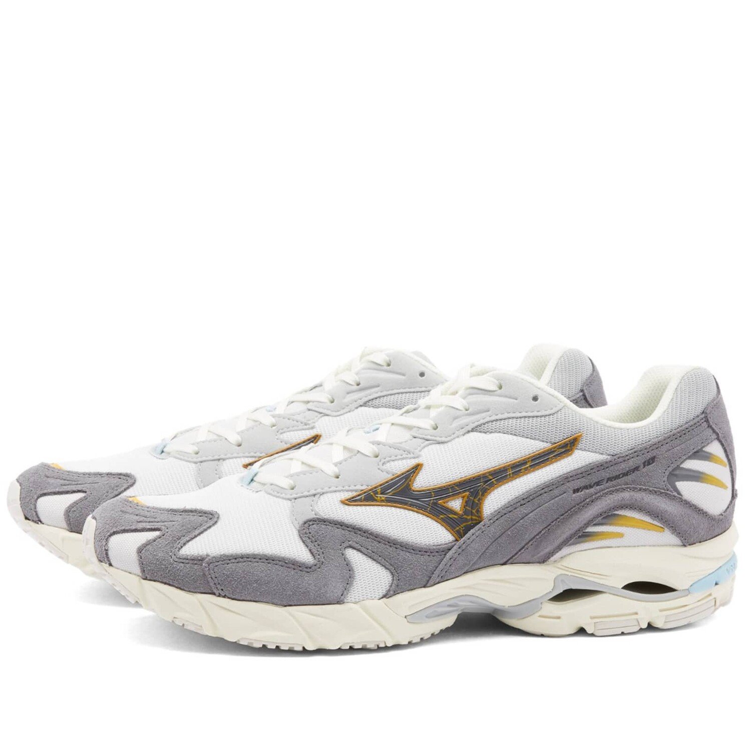 

Кроссовки Mizuno Wave Rider 10 'Knitsugi', цвет Nimbus Cloud, Black Oyster & Quiet Shade, Серый