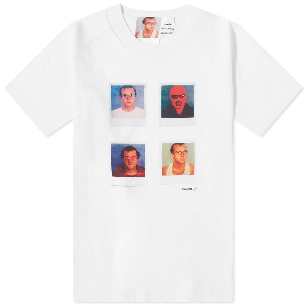 

Jungles Jungles x Keith Haring Футболка Keith Polaroid, белый