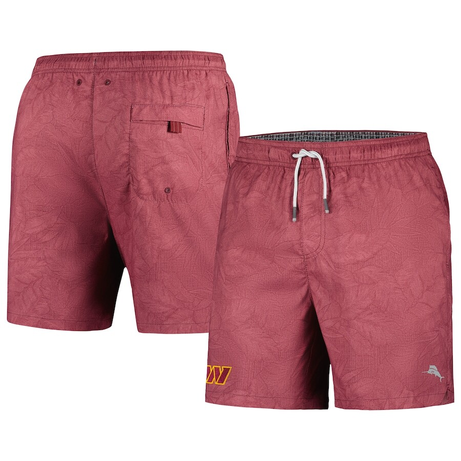 

Пляжные шорты Tommy Bahama Washington Commanders, бордовый