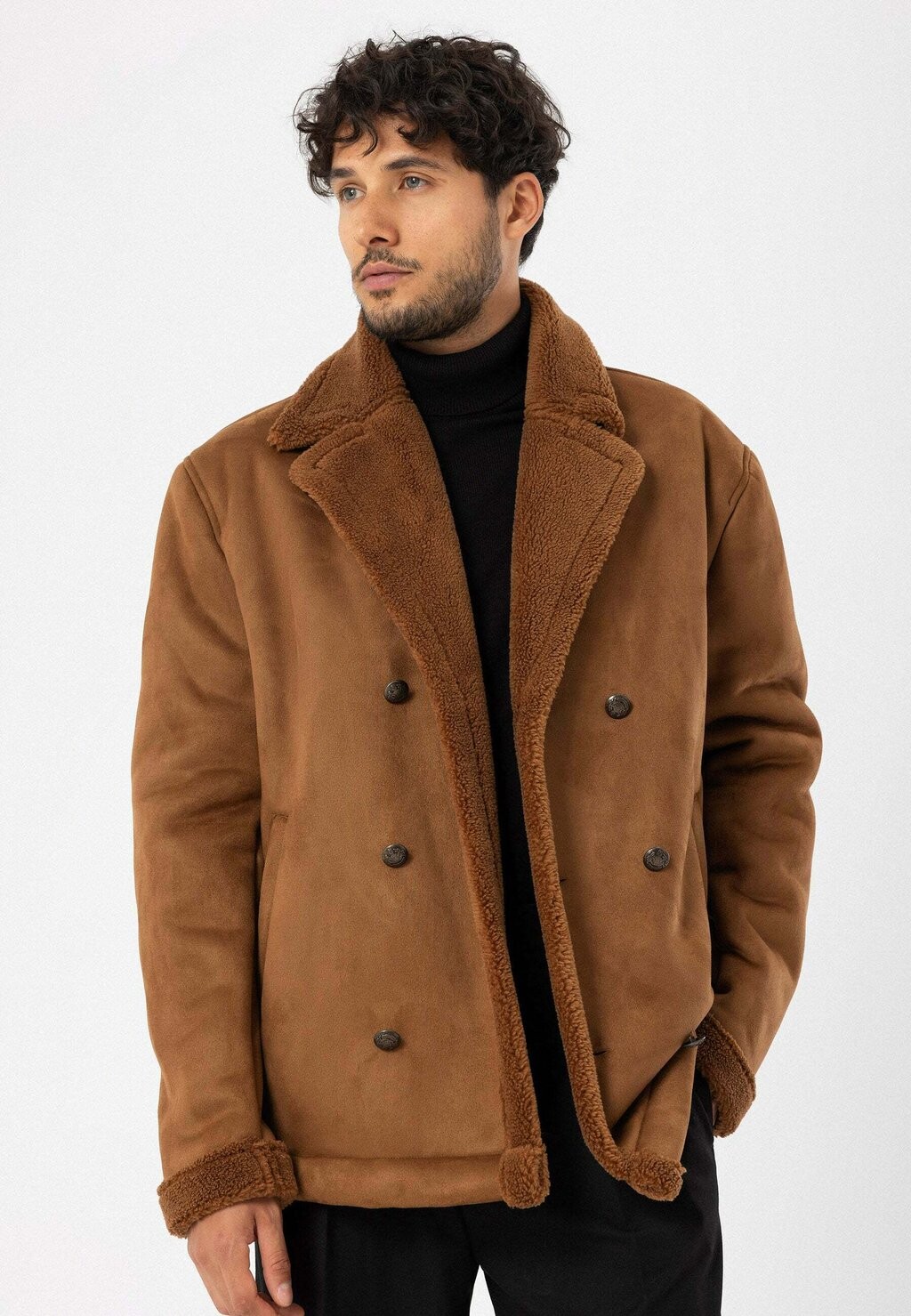 

Зимняя куртка DETAILED DOUBLE BREASTED Antioch, цвет tan