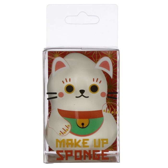 

Спонж Esponja de Maquillaje Animales Puckator, Gato de la suerte Blanco