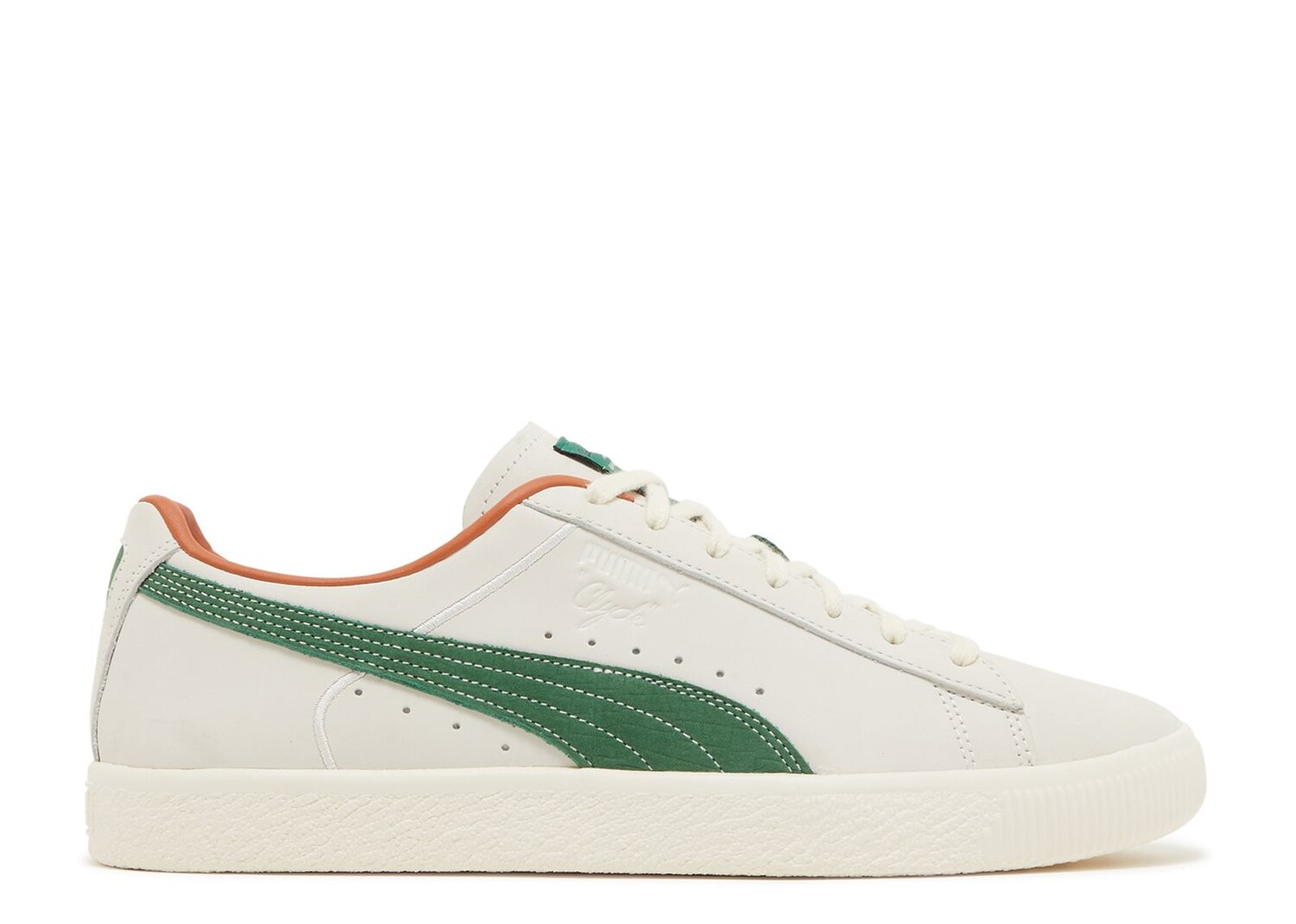 

Кроссовки Puma Clyde Fg 'Pristine Vine Green', кремовый, Бежевый