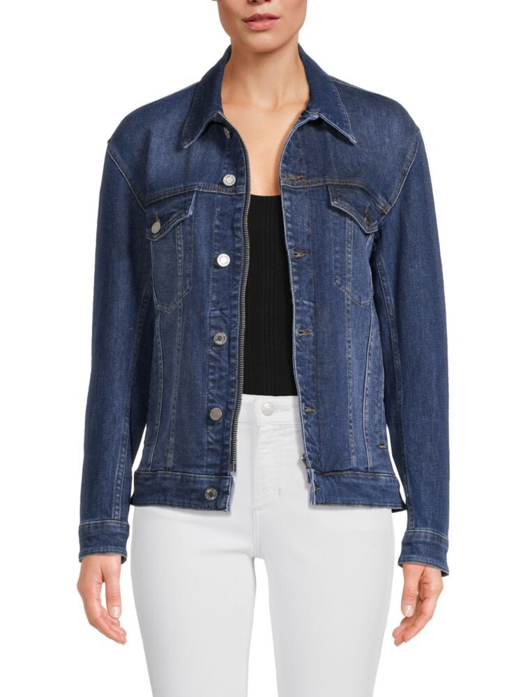 

Джинсовая куртка Kase с сердечками Zadig & Voltaire, синий