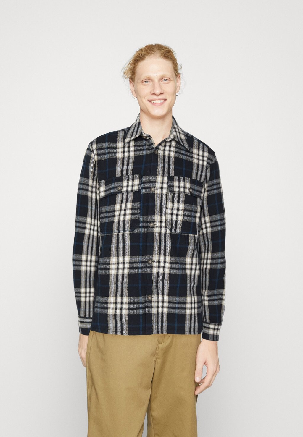 

Рубашка CHECK FLANNEL Only & Sons, цвет dark navy