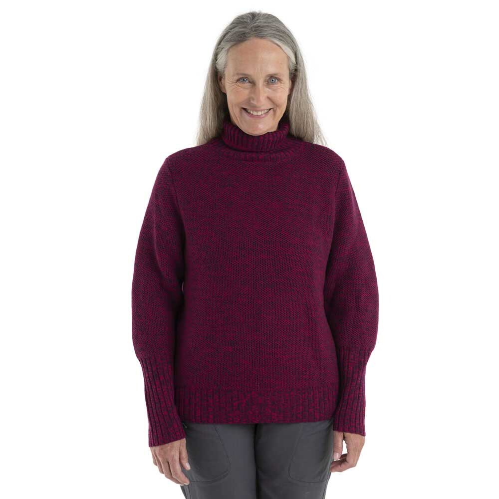 

Свитер Icebreaker Seevista Funnel Neck Merino, розовый