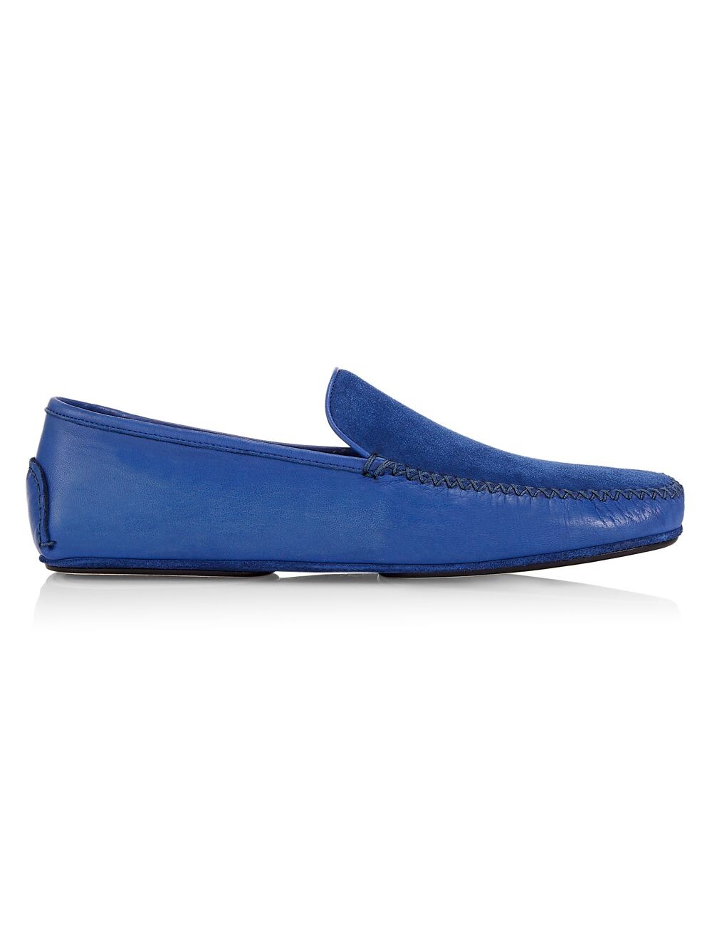 

Кожаные и замшевые лоферы Mayfair Manolo Blahnik, синий