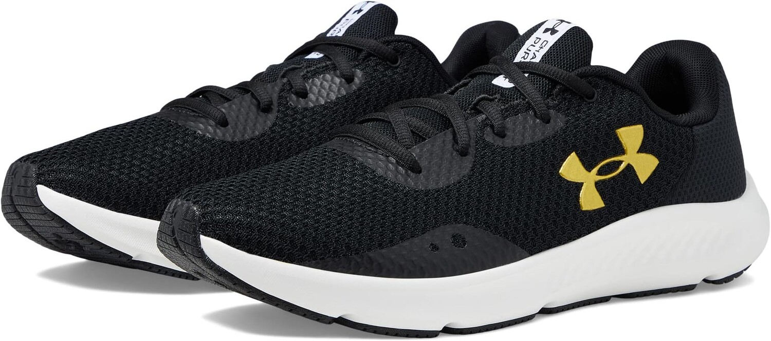 

Кроссовки Charged Pursuit 3 Under Armour, цвет Black/Black/Metallic Gold