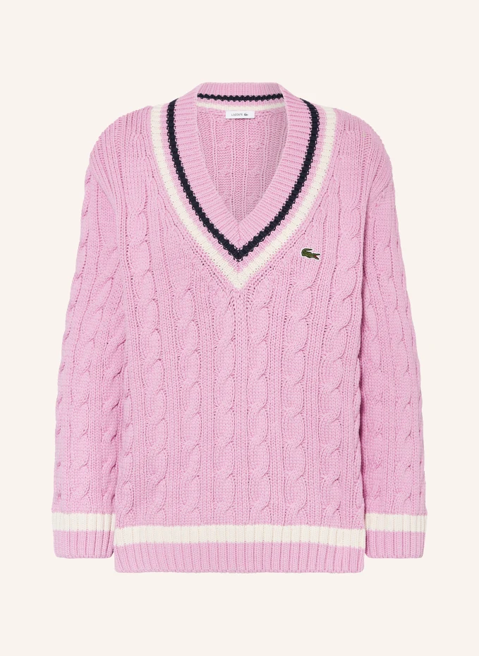 Пуловер Lacoste, розовый