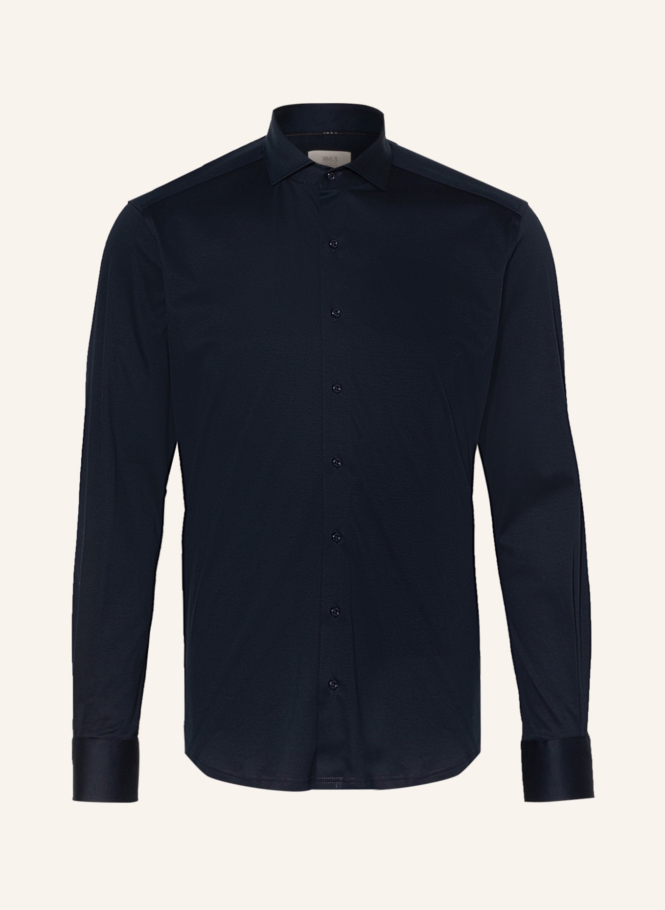 цена Рубашка ETERNA 1863 JerseyModern Fit, темно-синий