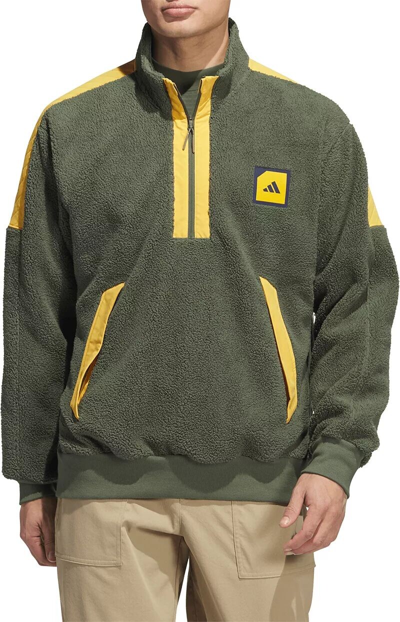 

Мужская утепленная флисовая куртка Adidas на молнии 1/4 adicross