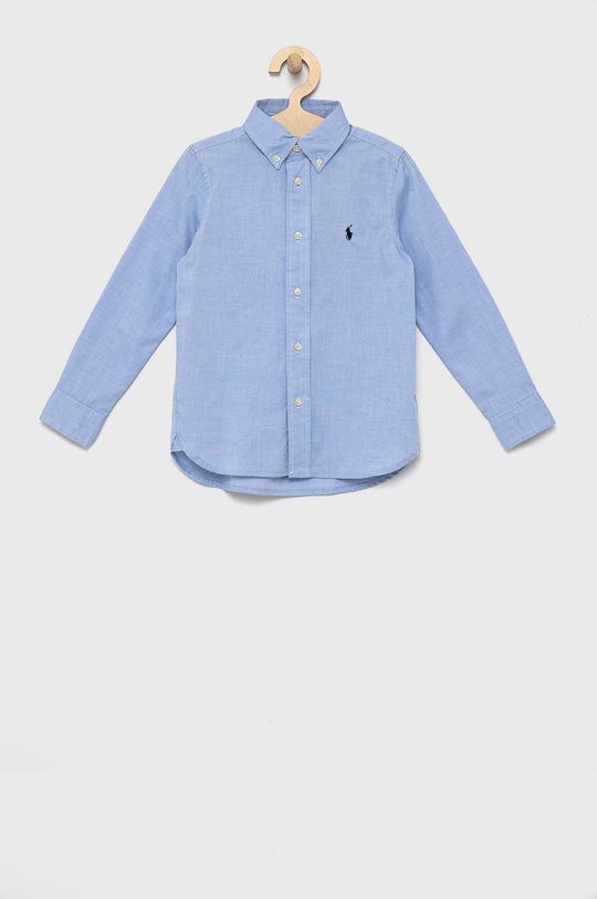 Детская хлопковая рубашка Polo Ralph Lauren 322819238002, синий
