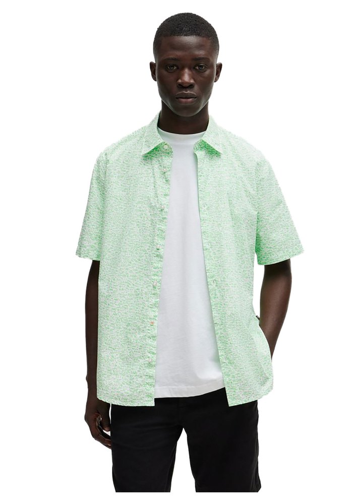 Рубашка с длинным рукавом BOSS Rash_2, зеленый