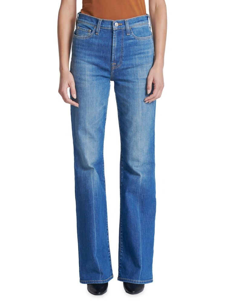 

Эластичные джинсы Boot-Cut с высокой посадкой 7 For All Mankind, цвет Garden Party