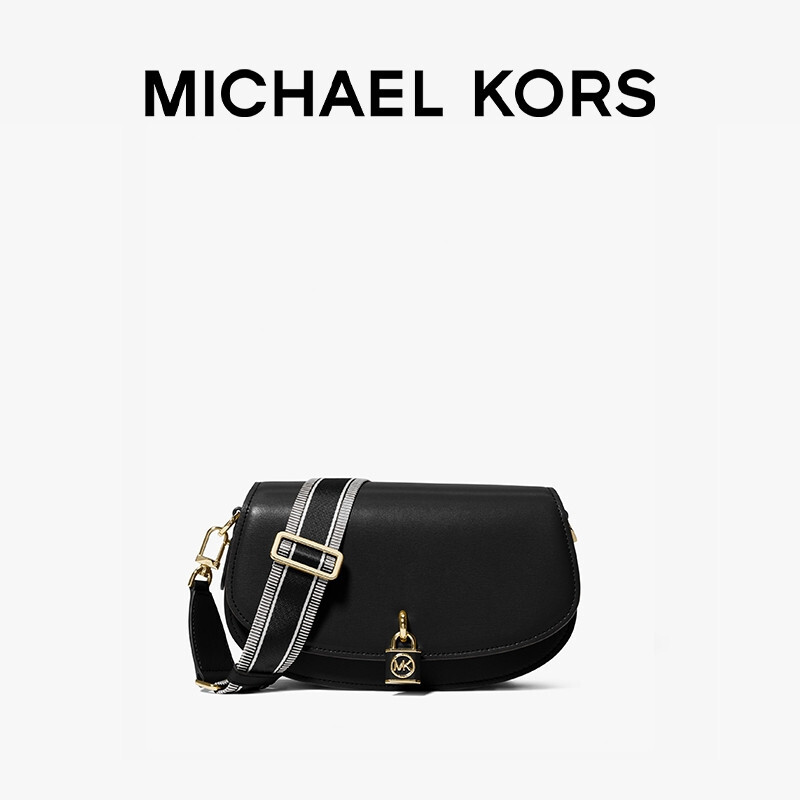 

Сумка кожаная Michael Kors Mila, черный