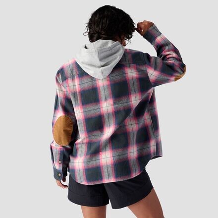 

Фланелевая рубашка на пуговицах женская Stoic, цвет Pink Plaid