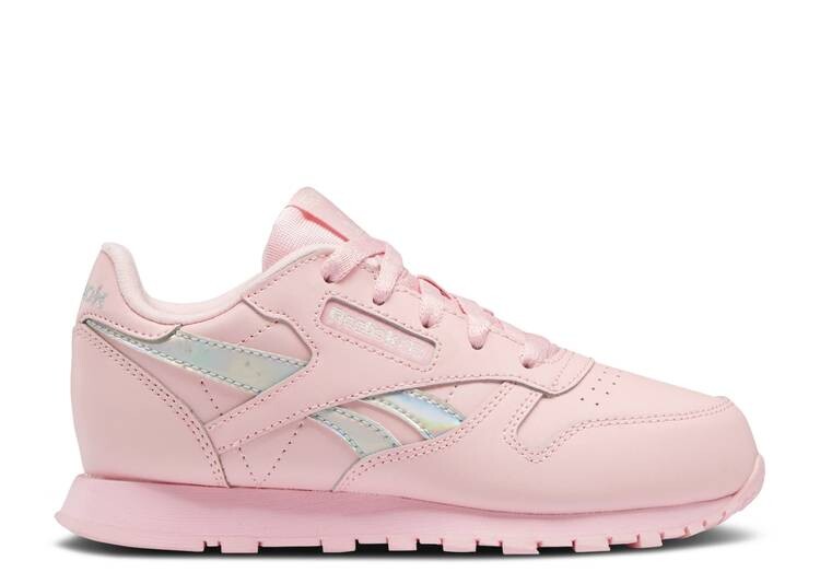 

Кроссовки Reebok CLASSIC LEATHER LITTLE KID 'PINK GLOW IRIDESCENT', розовый