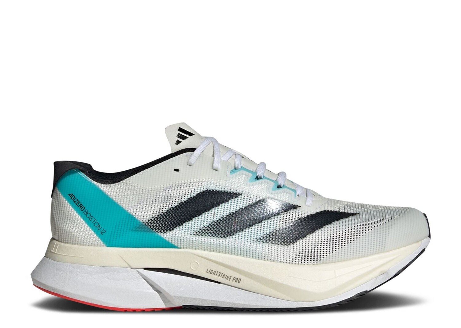 Кроссовки adidas Adizero Boston 12 'White Light Aqua', белый кроссовки adidas adizero boston 12 running shoes flash aqua cloud white синий