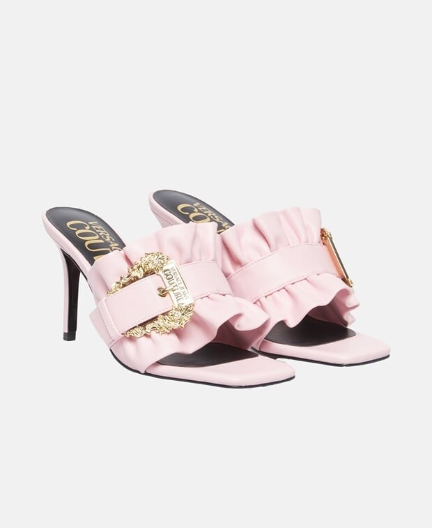 

Босоножки на каблуке Versace Jeans Couture, розовый
