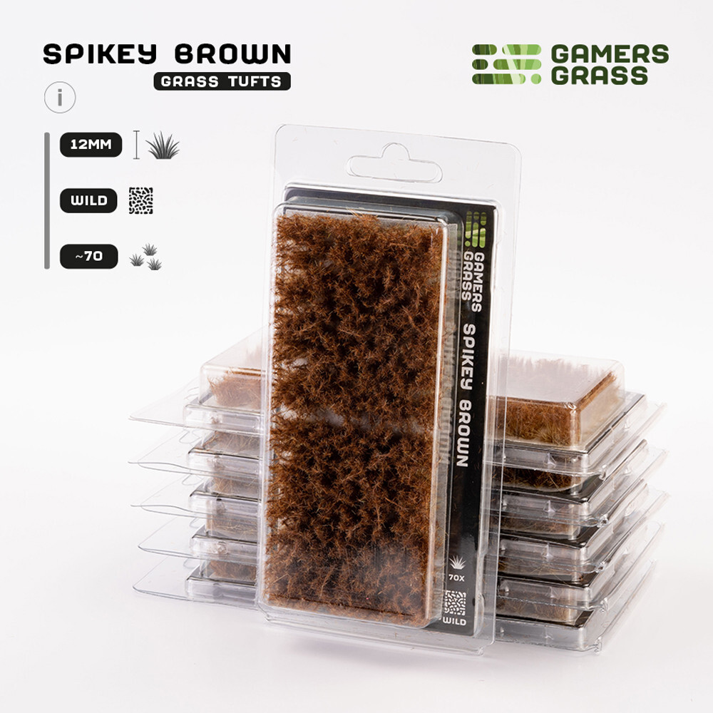 

Аксессуары Gamers Grass Gamers Grass Tufts: Spikey Brown - Wild 12mm