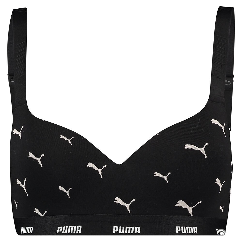 

Спортивный бюстгальтер Puma Cat Logo Padded, черный