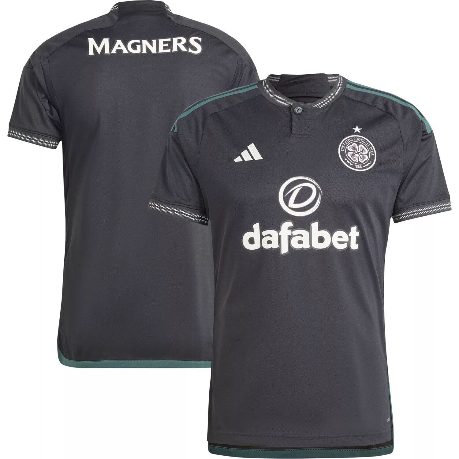 

Черная мужская выездная майка Celtic 2023/24, реплика adidas