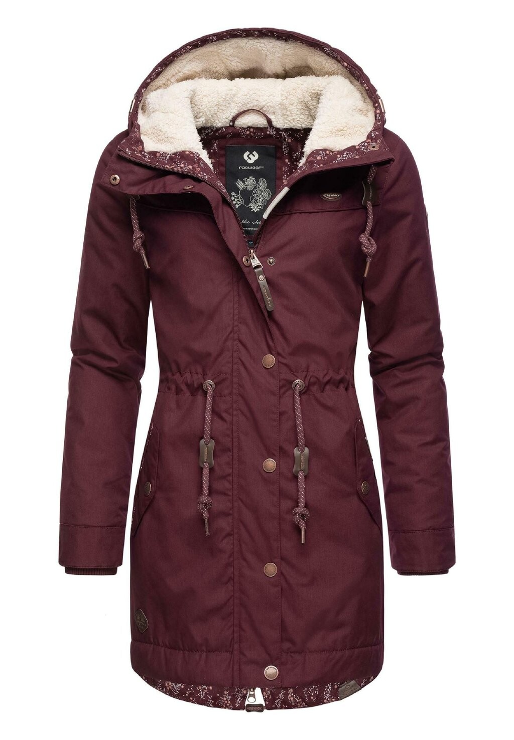 

Парка Ragwear, бордовый, Красный