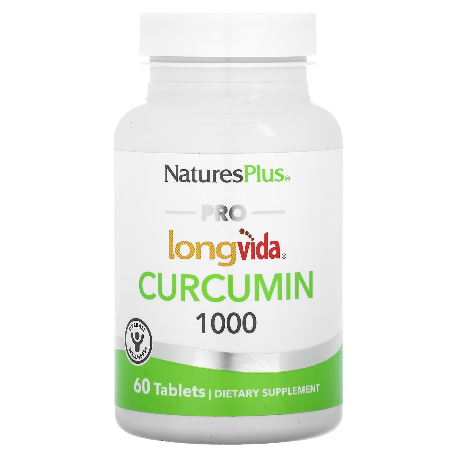NaturesPlus Pro Longvida Куркумин 1000 60 таблеток naturesplus куркумин с имбирем и черным перцем персик 60 жевательных таблеток