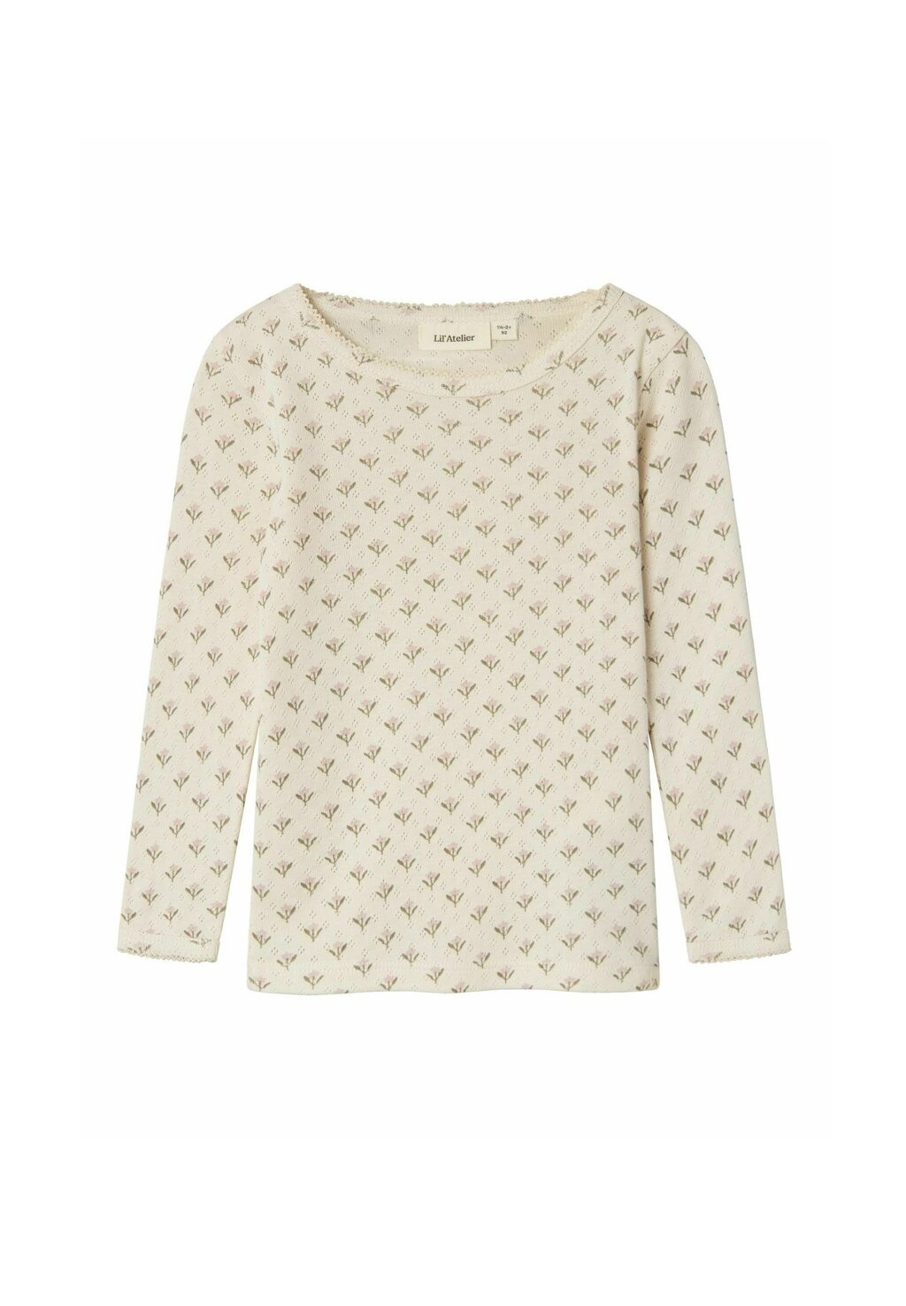 

Вязаный джемпер SLIM FIT Lil' Atelier, цвет turtledove