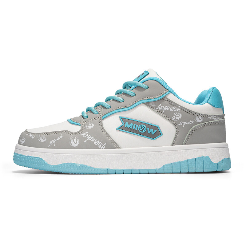 

Кроссовки MIIOW Trend Party Series Skateboarding Shoes Unisex Low-top, цвет White Ice Orchid
