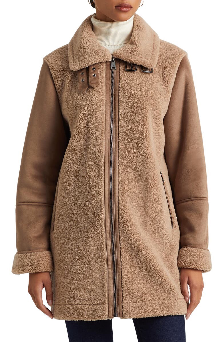 

Пальто из искусственной овчины LAUREN RALPH LAUREN