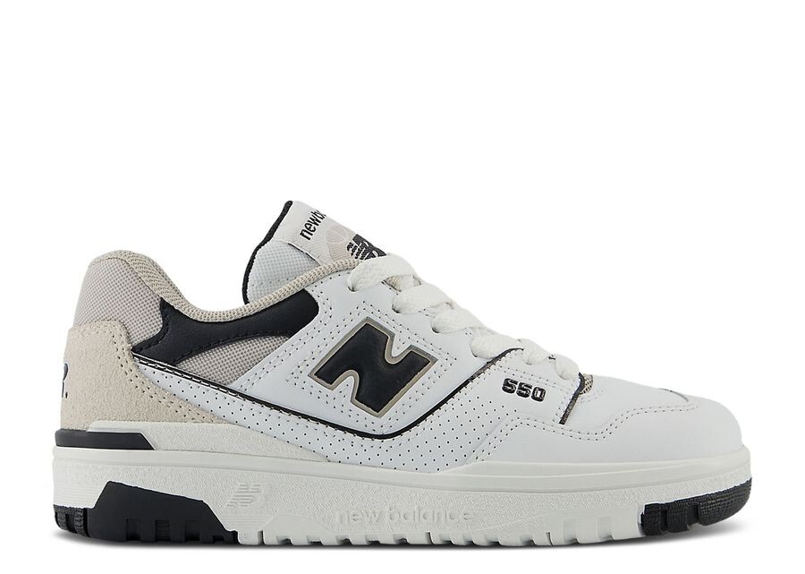 

Кроссовки New Balance New Balance 550 Little Kid, цвет White Black Grey