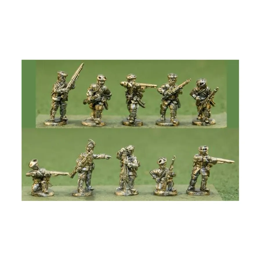 

Колониальные рейнджеры, Drums on the Mohawk Miniatures - French & Indian War - Assorted (15mm)